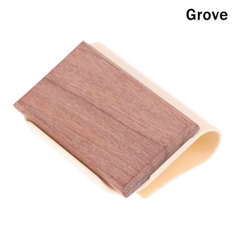 VIBE Wooden Car Air Freshener – Long-Lasting Amber Scent