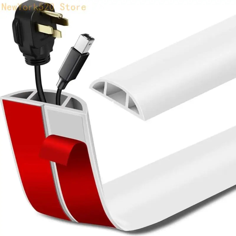 Floor Cable Protector Adhesive Cord Cover Anti-Slip 100cm