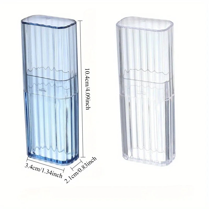 Compact Clear Travel Organizer Case | Mini Storage Box
