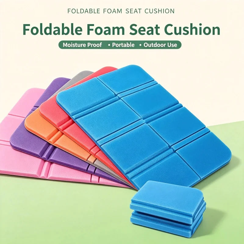 Foldable XPE Foam Seat Cushion – Camping, Hiking & Picnic Pad