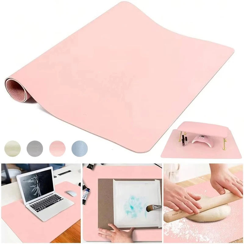 Foldable PU Leather Nail Art Mat & Armrest Hand Rest Cushion