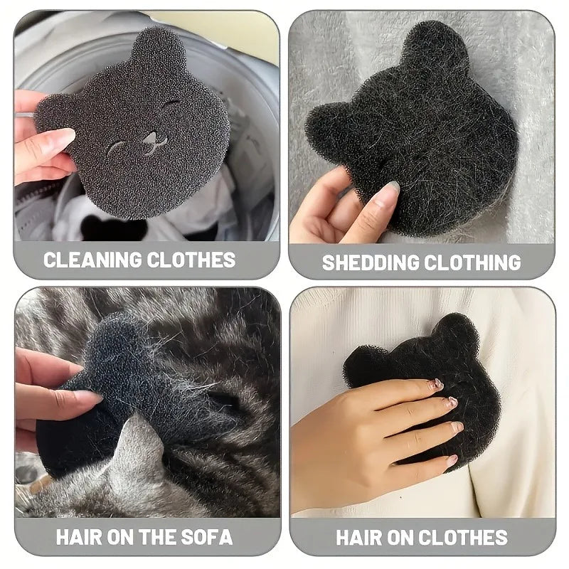 5-Pack Reusable Pet Hair Remover Sponges – Lint Capture