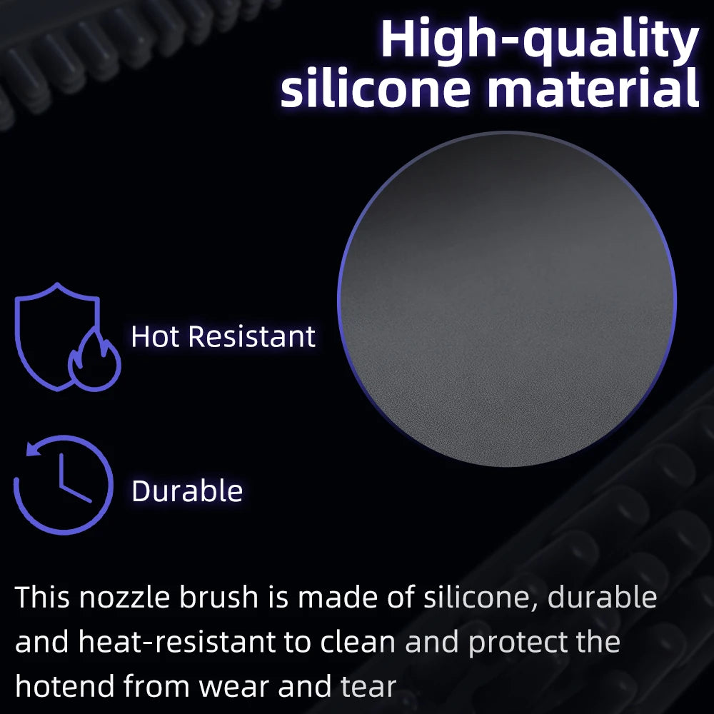 Silicone Nozzle Wiper for Anycubic Kobra X – Hotend Cleaner