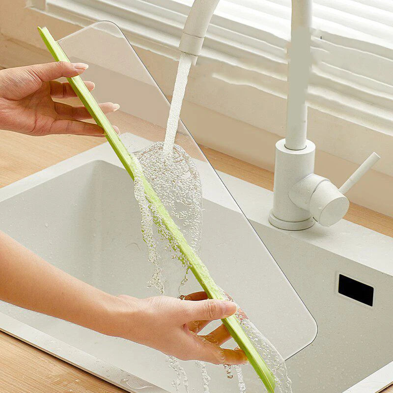 Silicone Sink Splash Guard Suction Cup Water Baffle Drain Filter