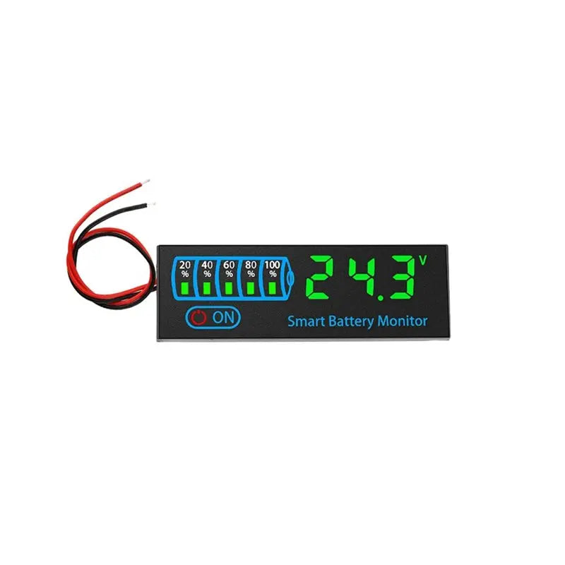 6-Pack Battery Level Indicator Tester 7–55V LED Display Module