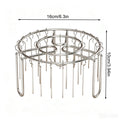 Stainless Steel Vertical BBQ Skewer Rack with 24 Skewers