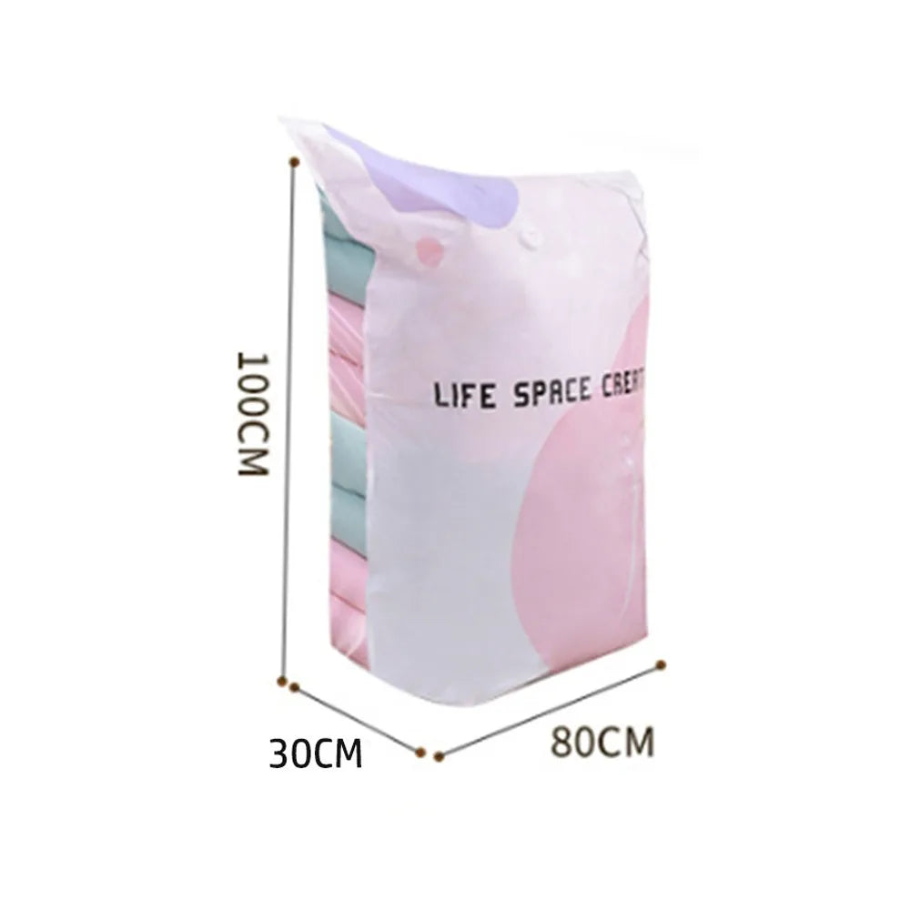 Press & Seal Vacuum Storage Bags – No-Pump Compression