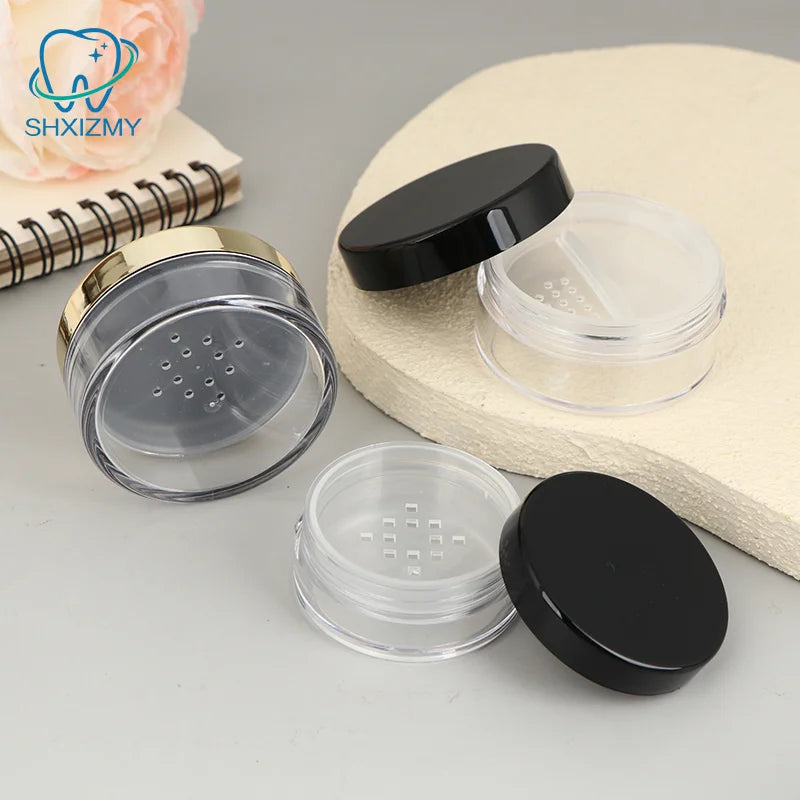 Empty Loose Powder Jar with Rotating Sifter 5/10/20/30g