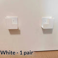 Self-Adhesive Scale Wall Mount Holder – Space-Saving White
