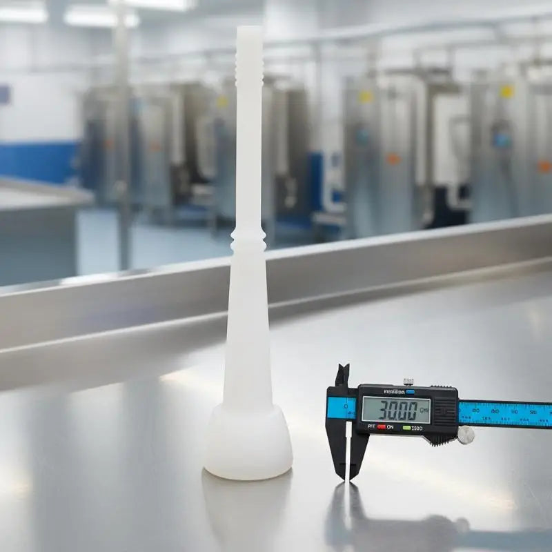 Silicone Long Liner for Cow Milking Machine – White