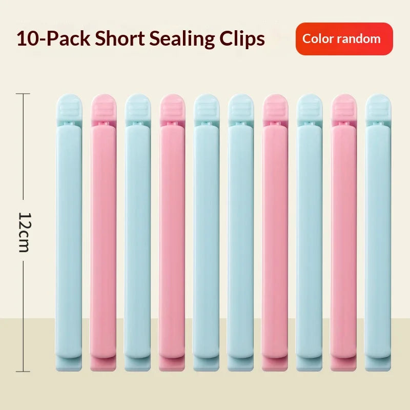 Plastic Food Bag Sealing Clips – Snack & Storage Clamps
