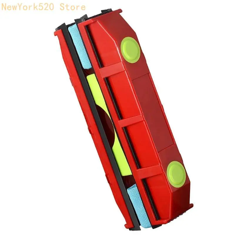Double-Sided Magnetic Window Cleaner with Microfiber Pads