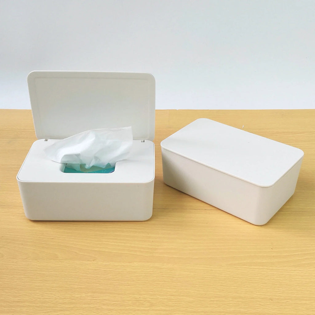 Plastic Tissue & Mask Dispenser Box – Lightweight Organizer