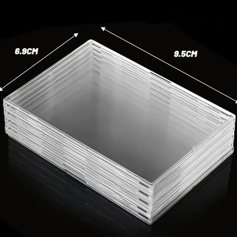 Acrylic Snap-Type Trading Card Holder Display Stand 5/10 Pack