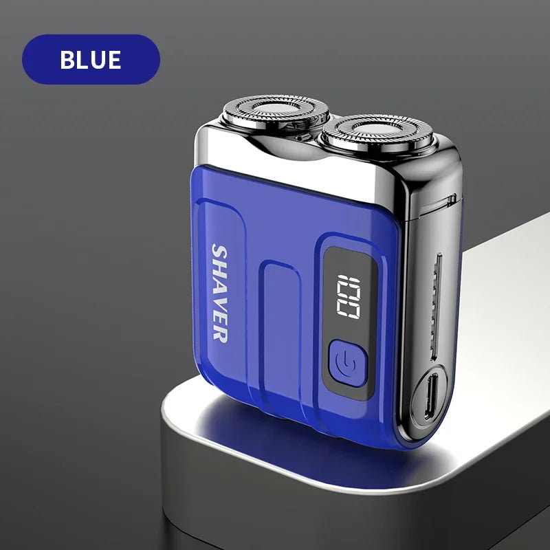 XMSJ Electric Dual Blade Smart Shaver – Digital Display, Type-C