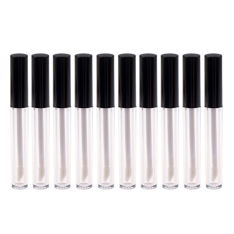 10-Pack 2.5ml Empty Lip Gloss Tubes – DIY Refillable Bottles