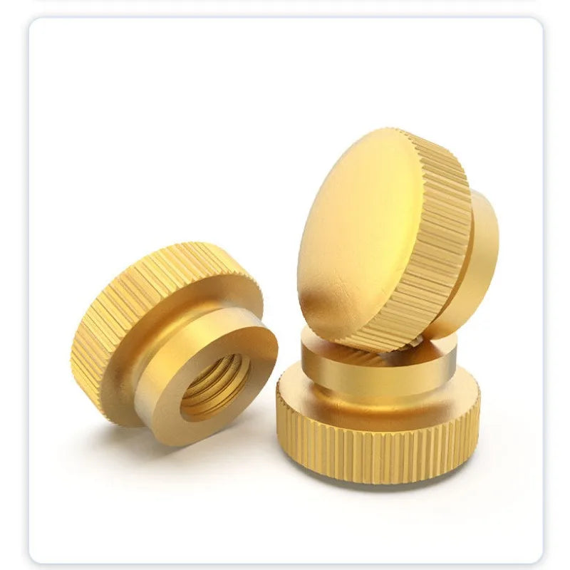 GB806 Brass Knurled Thumb Nut Copper Step Hand Tighten M3–M10