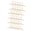 30-Pack Natural Wood Baby Clothes Hangers – Nursery Decor