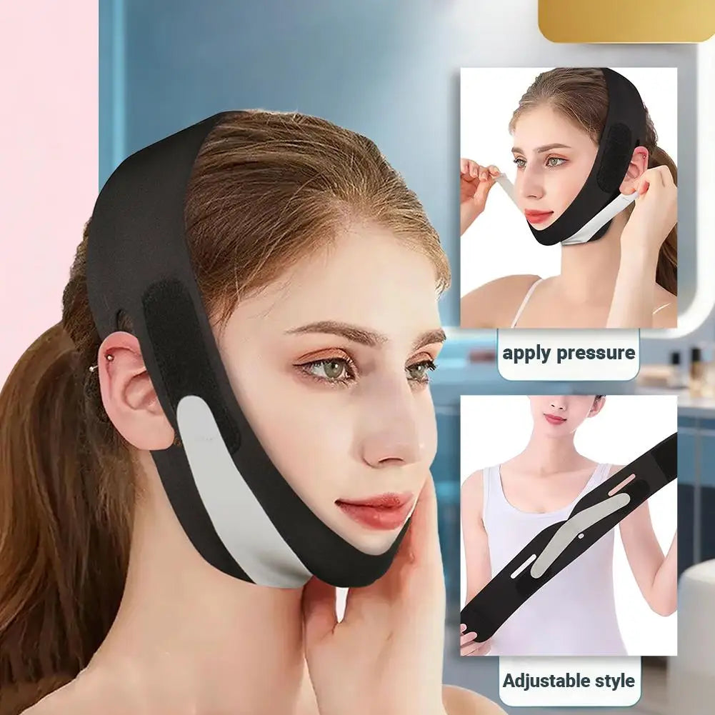 V-Shape Face Lifting Bandage – Chin & Cheek Contouring Belt