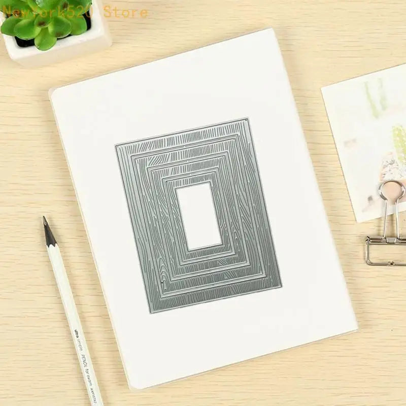 Grain Rectangle Nesting Frame Metal Cutting Die – Scrapbook