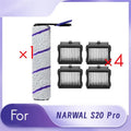 Narwal S20 Pro Replacement Roller Brush & 4 HEPA Filters Kit