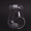 Nordic Crystal Glass Candlestick Holder & Aroma Oil Burner