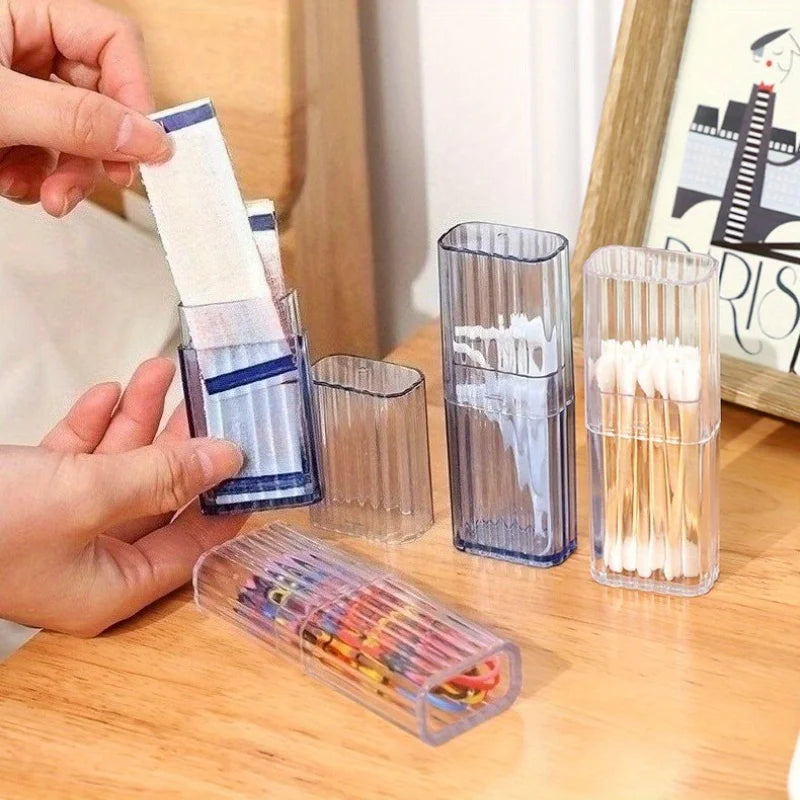 Compact Clear Travel Organizer Case | Mini Storage Box
