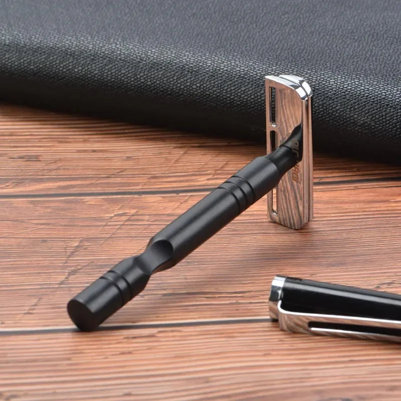 YAQI Excalibur Single-Edge Safety Razor – Chrome & Black