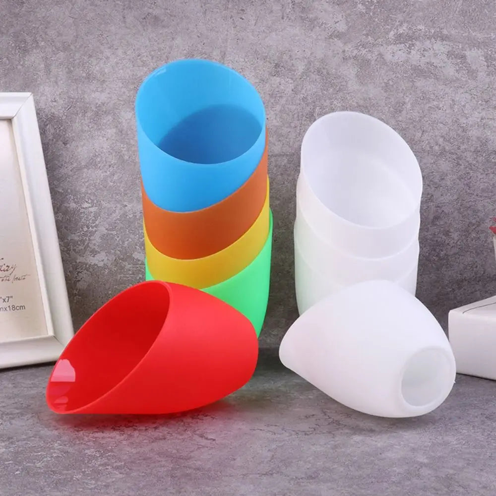 Modern Plastic Lamp Shade Slanted Horseshoe LED Cover