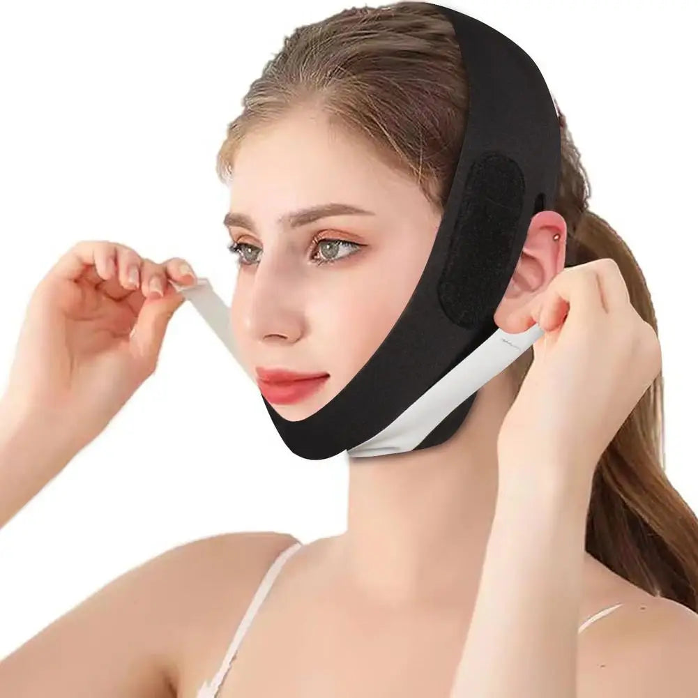 V-Shape Face Lifting Bandage – Chin & Cheek Contouring Belt