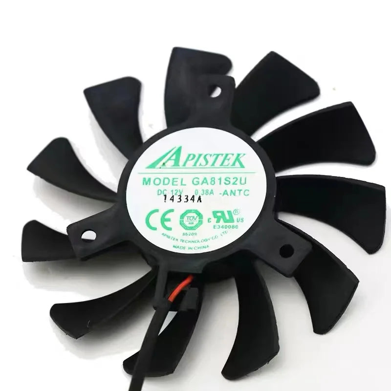 75mm GPU Fan Replacement for Sapphire R7 240 250 350 GA71S2H
