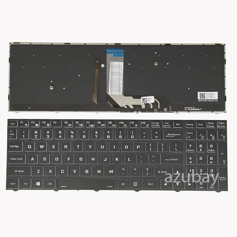 Zone RGB US Keyboard for Clevo Sager NP8770D2 NP8770F1 NP9670M