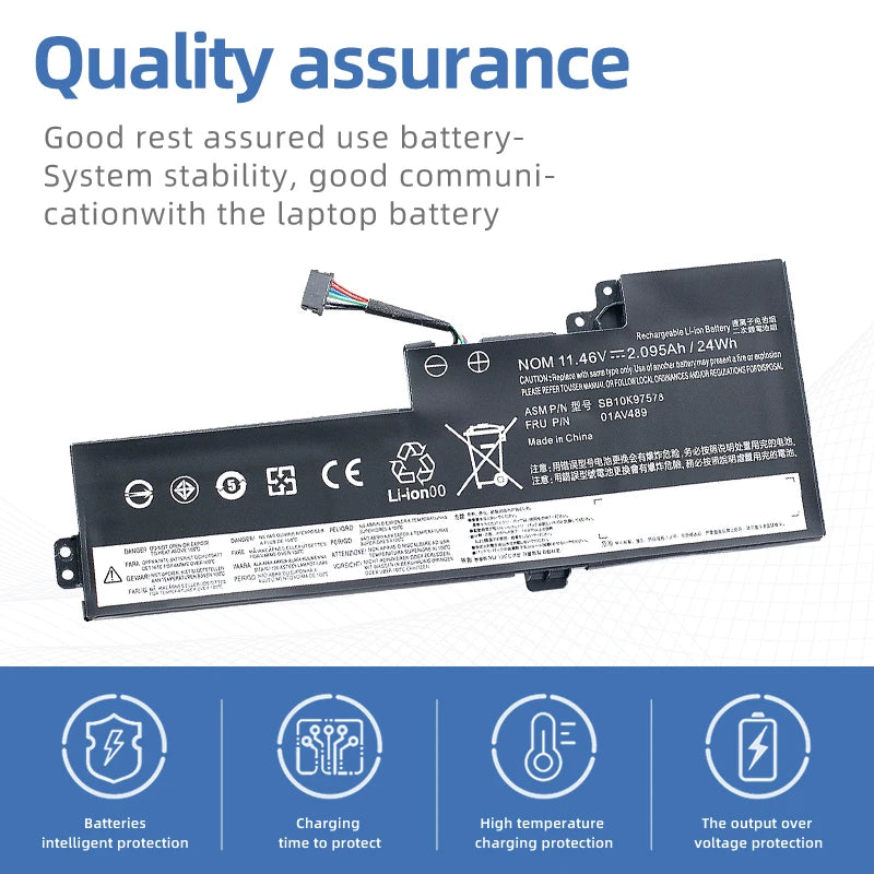 SUOZHAN 01AV489 Battery for Lenovo ThinkPad T470 T480 A475 A485