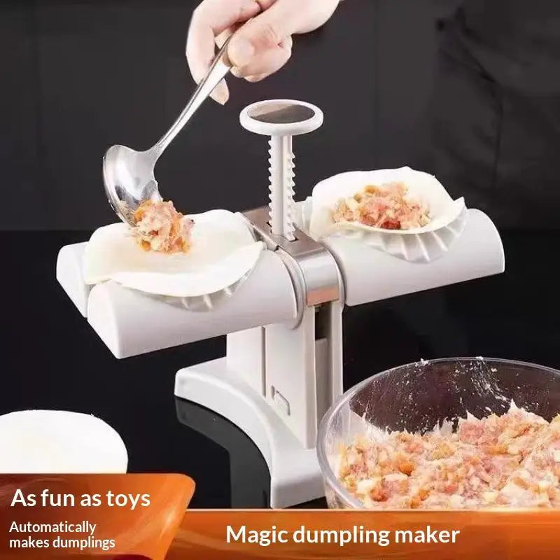 Manual Dumpling Maker Press – Food-Safe, One-Press Easy Use