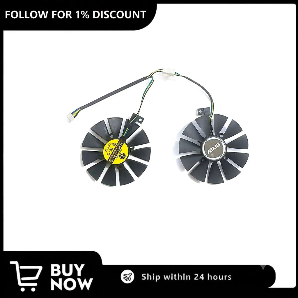 87MM GPU Cooling Fan for ASUS GTX 1070 1060 RX 480 470 570