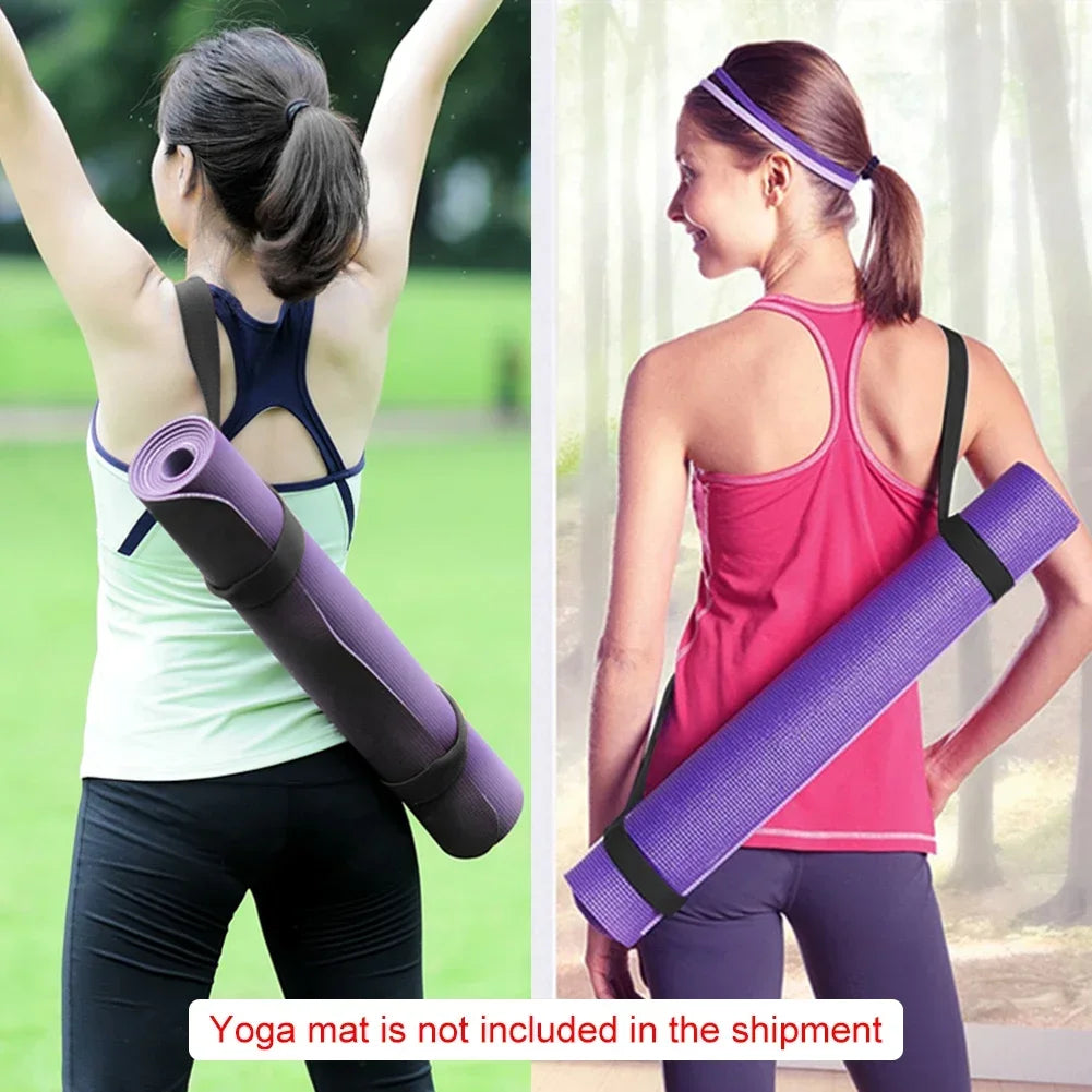 Yoga Mat Sling Carrier – Adjustable Shoulder Strap | VIBE