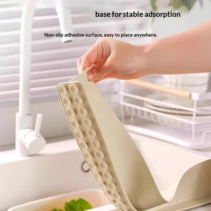 Silicone Sink Splash Guard Suction Cup Water Baffle