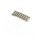 10-Pack Brass Knife Handle Screw Rivets – Flat & Round Hex Head