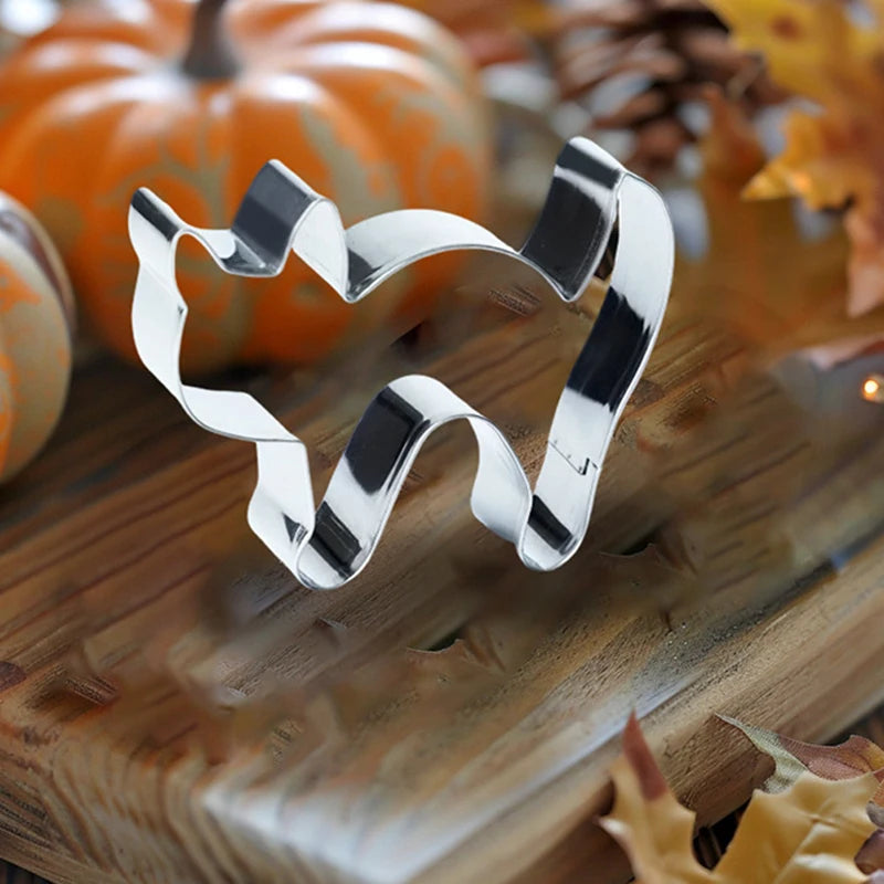 Halloween Cookie Cutters Set – Pumpkin Ghost Bat Stainless Steel