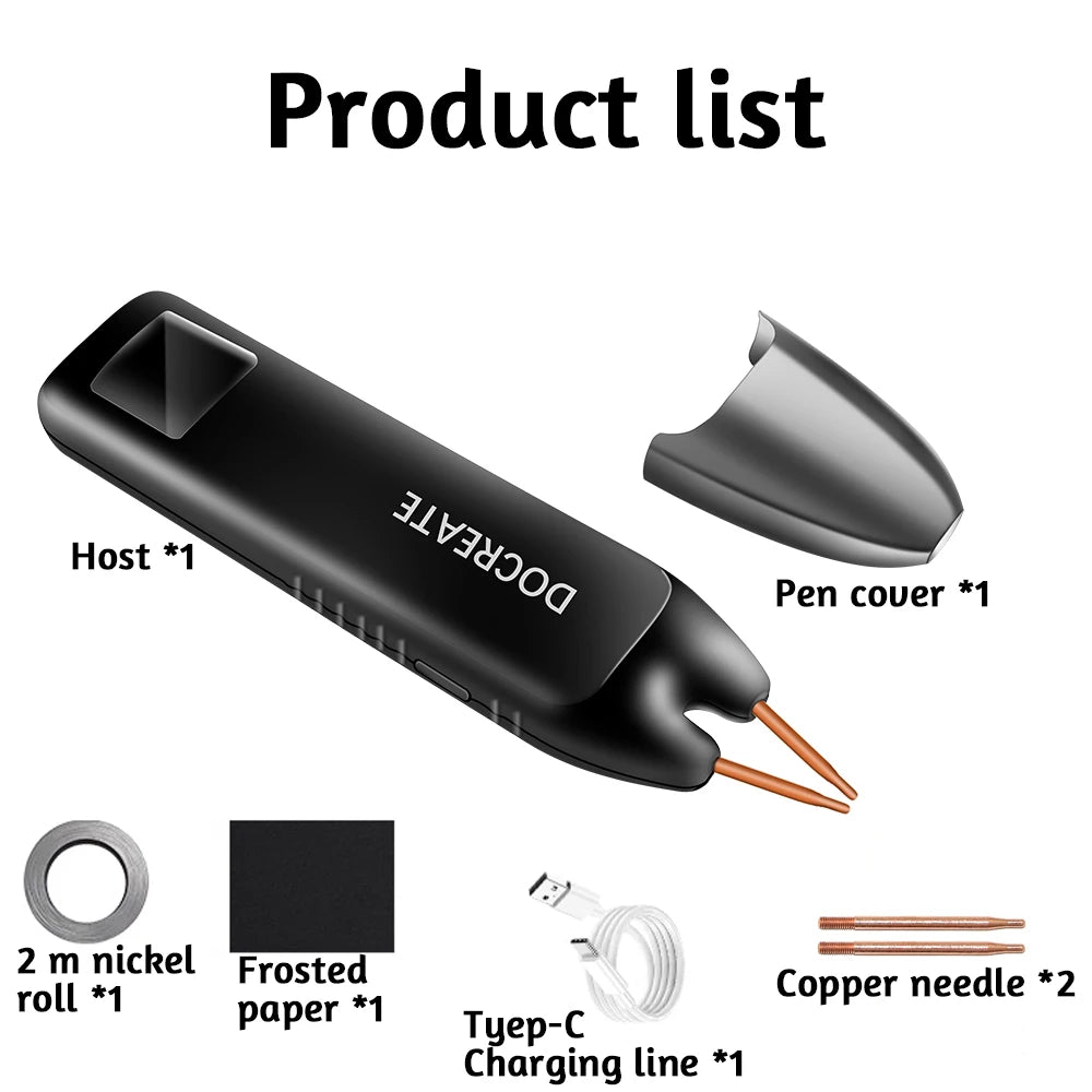 VIBE Handheld Spot Welder Portable Digital LED 18650 Battery