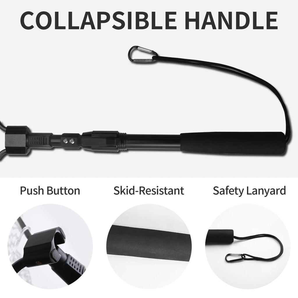 VIBE Folding Fly Fishing Landing Net – Bass & Trout