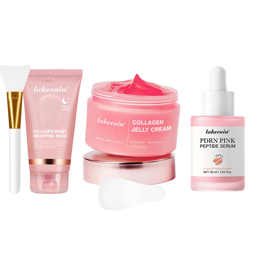 4-Piece Collagen Peel-Off Overnight Facial Mask – Firming