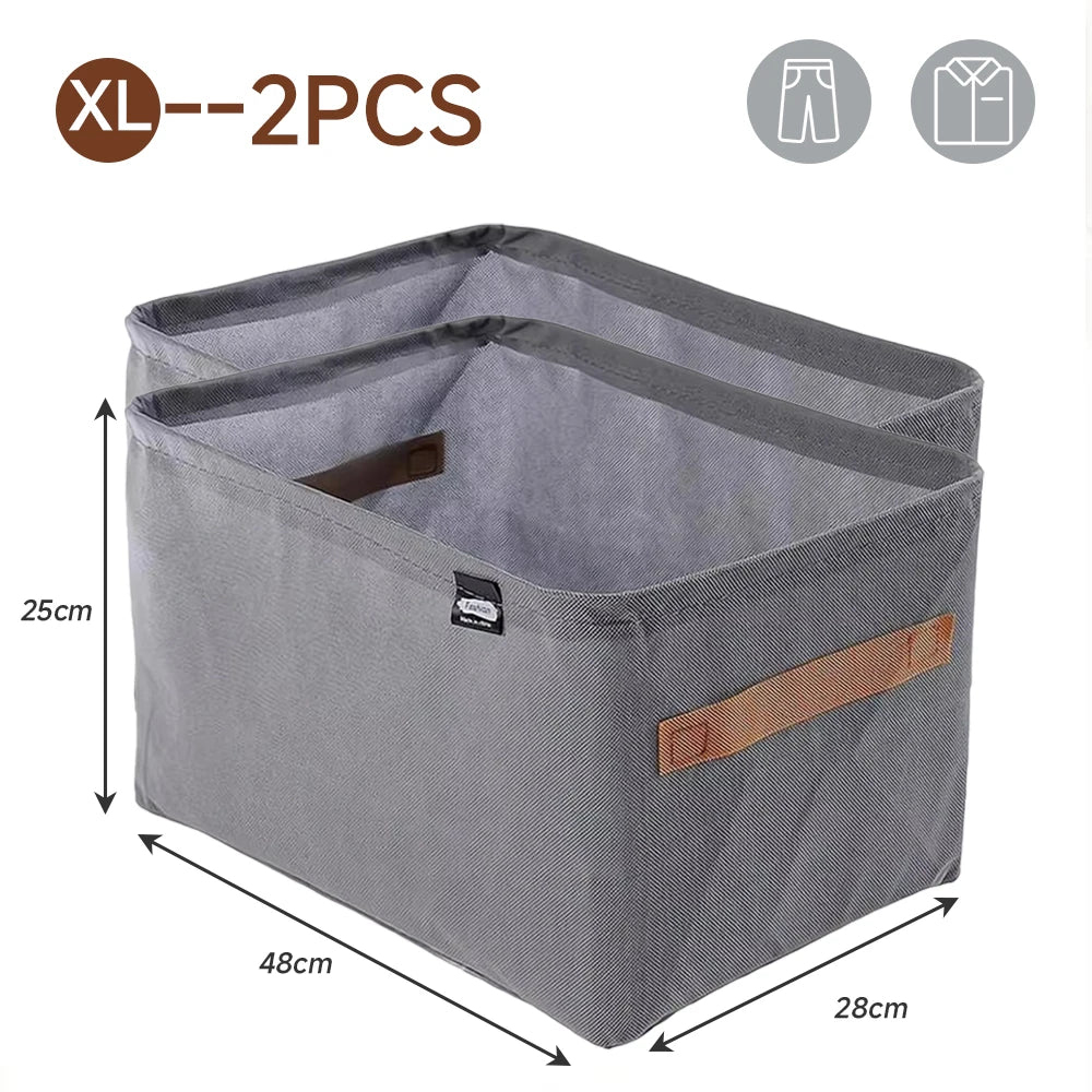 Thicken Non-Woven Clothes Storage Box & Wardrobe Organizer