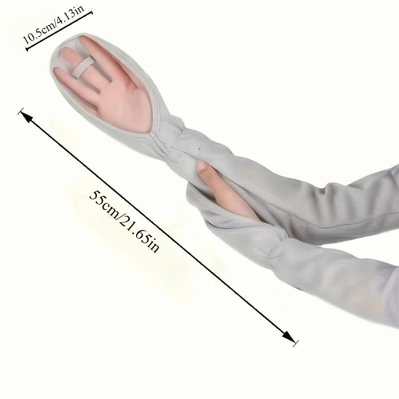 UPF 50+ Mesh Arm Sleeves – Breathable & Sweat-Wicking