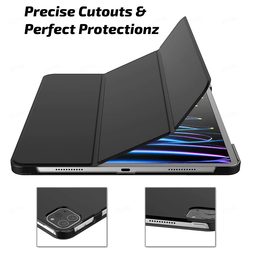 EGYAL iPad Pro 12.9 Case – Smart Cover & Pencil Holder