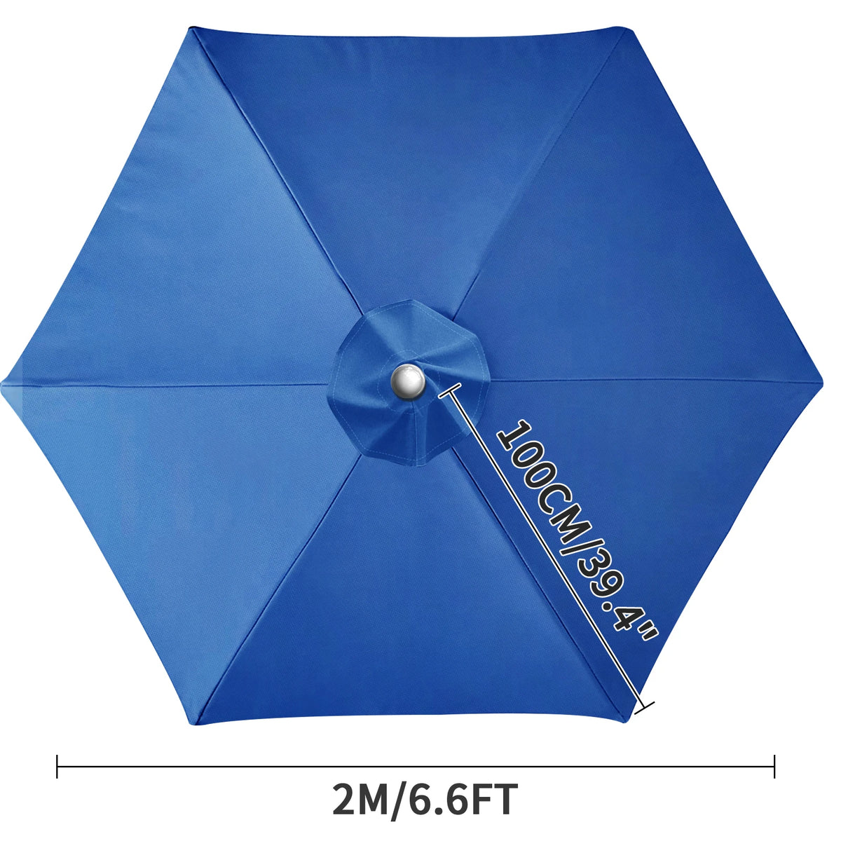 Waterproof Patio Umbrella Replacement Canopy 6 & 8 Rib