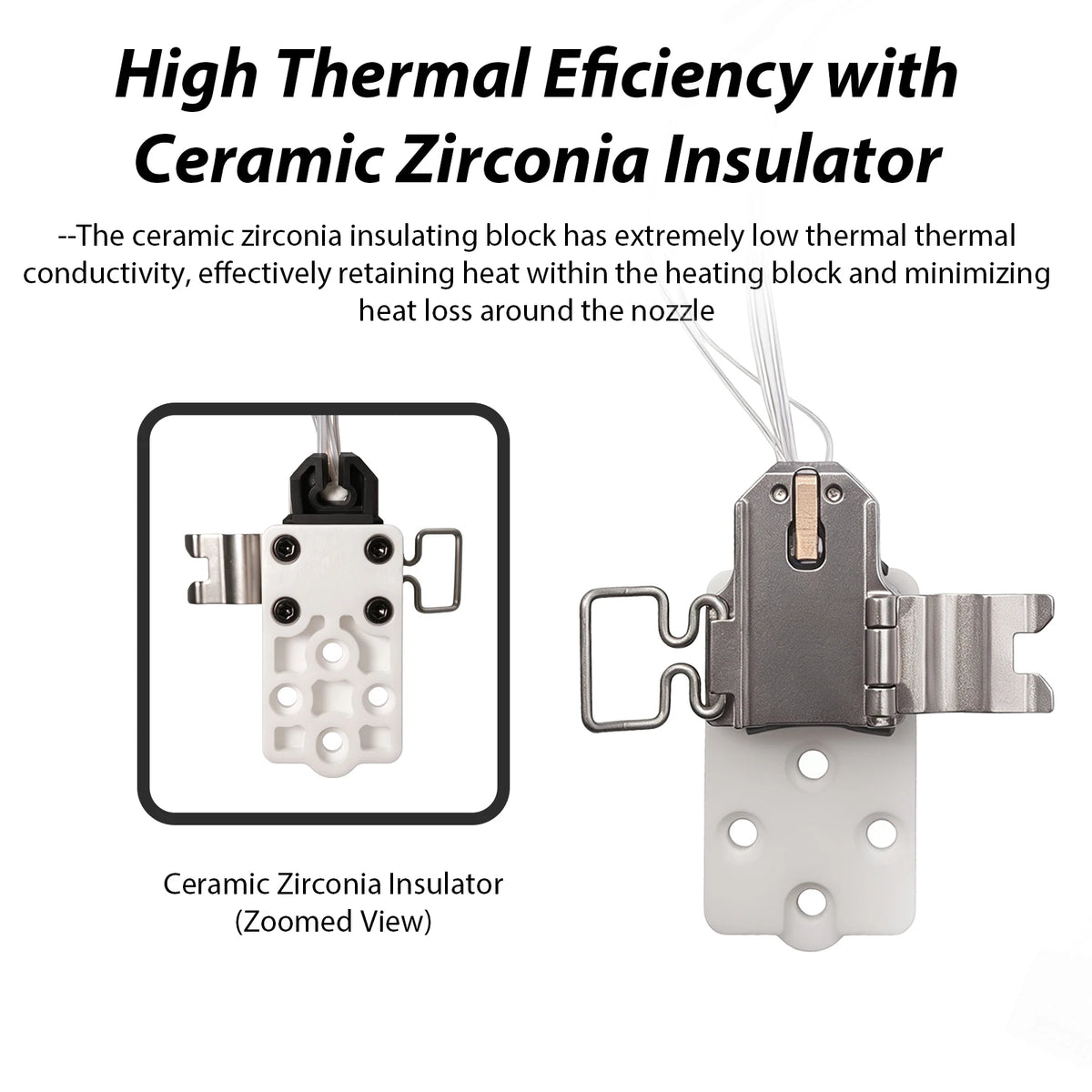 Bambu Lab H2D H2C Hotend Heating Assembly – Heater & Thermistor