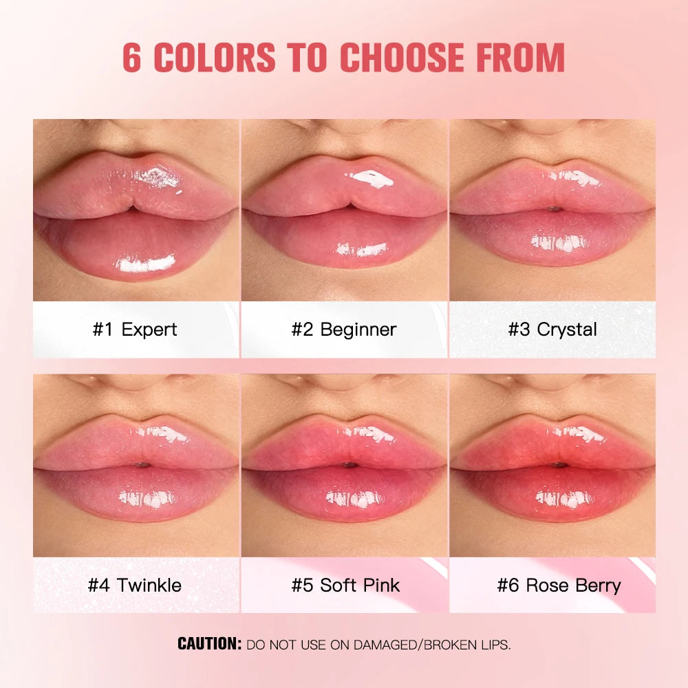 Lakerain Lip Plumper Gloss – Hydrating Fuller Lips Korean