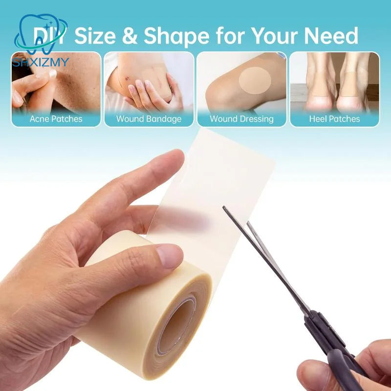 Cuttable Artificial Skin Pimple Patch Roll – TPE Wound Cover