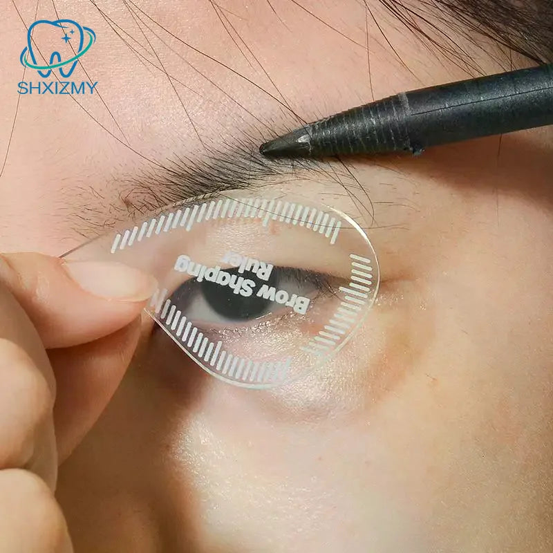 Brow Mapping Ruler Tear Drop Arch PMU Eyebrow Shaping Stencil